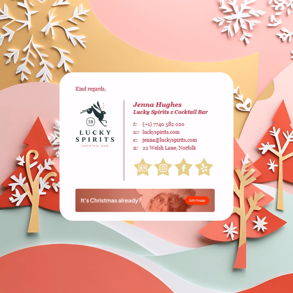 Email Signature Template Preview