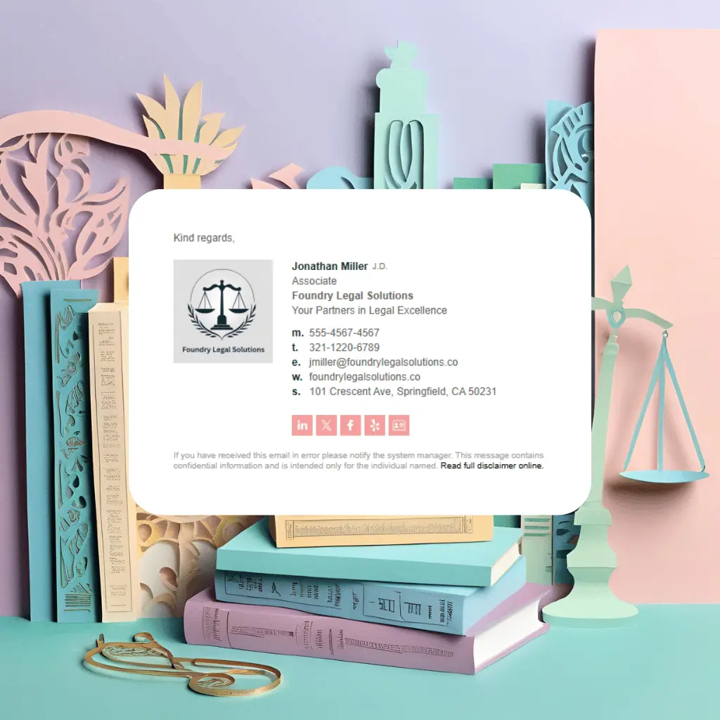 Email Signature Template Preview