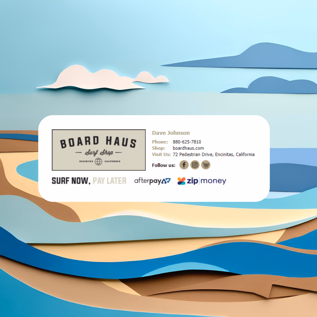 Email Signature Template Preview
