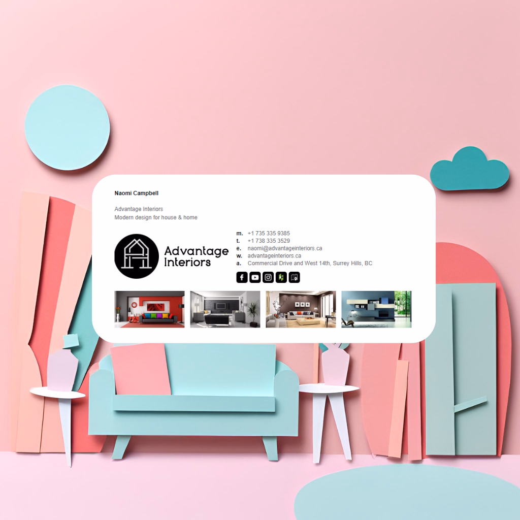 Email Signature Template Preview