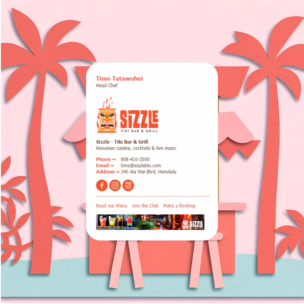Email Signature Template Preview