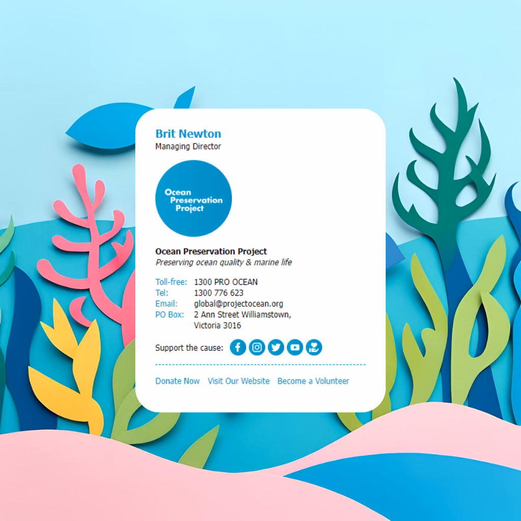 Email Signature Template Preview
