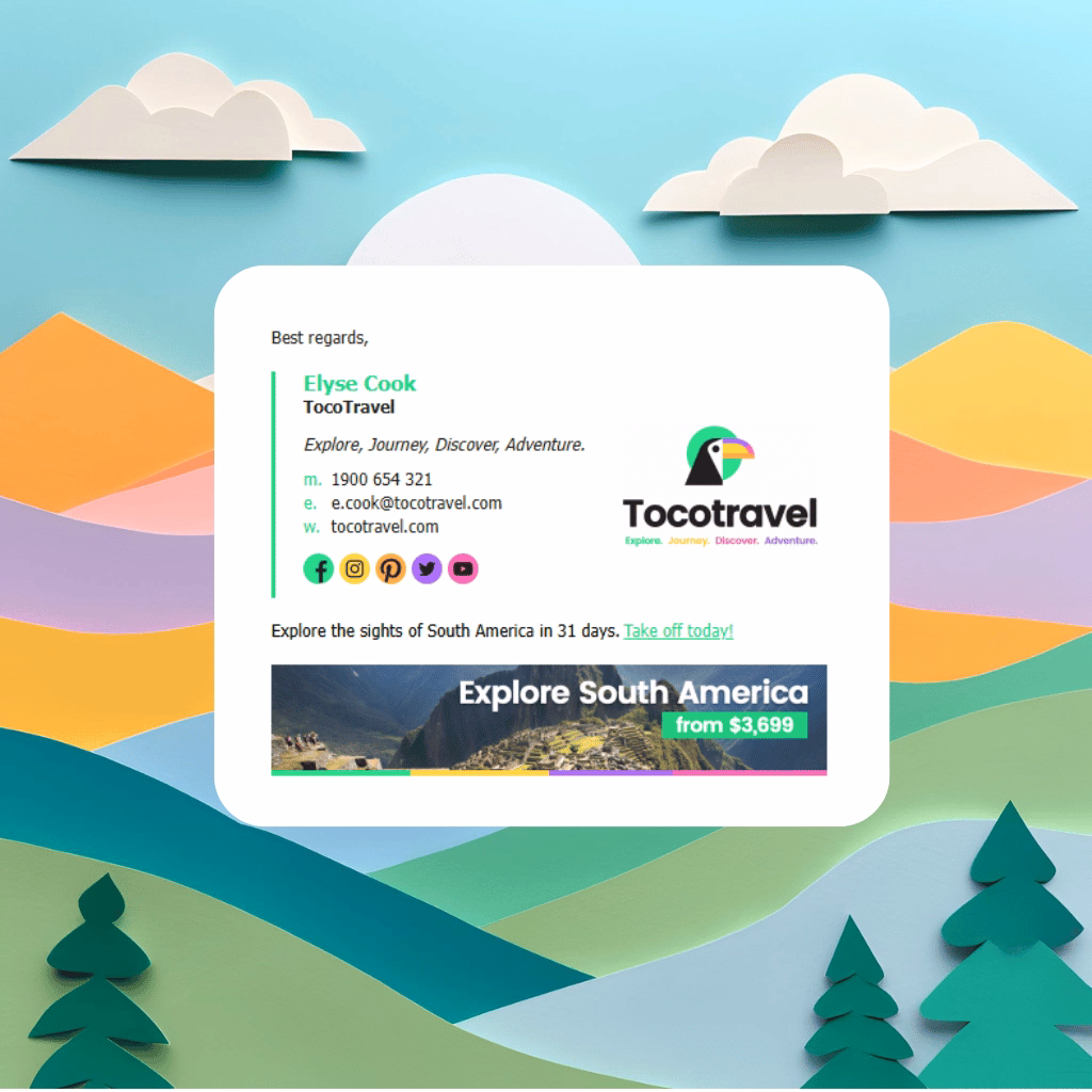 Email Signature Template Preview