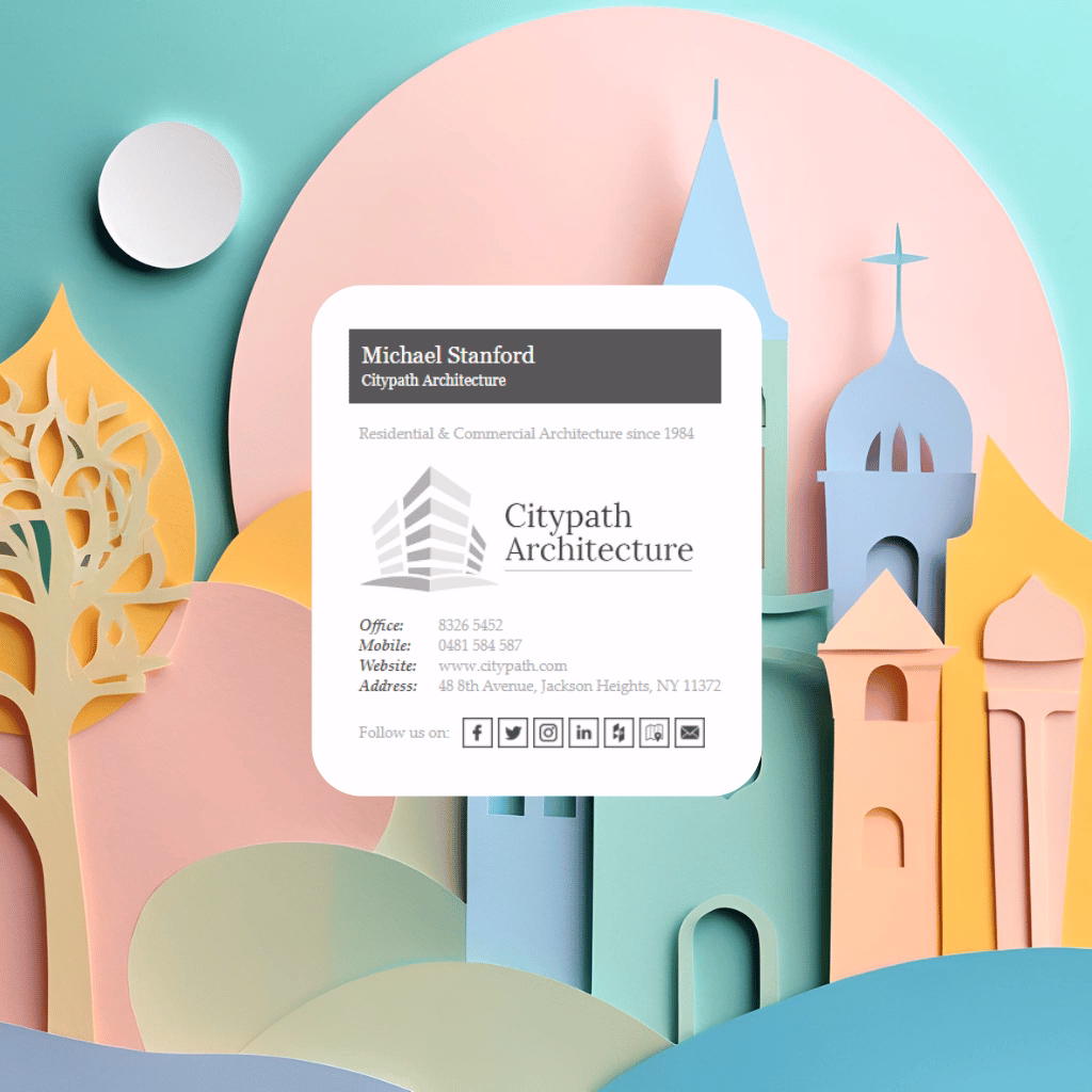 Email Signature Template Preview