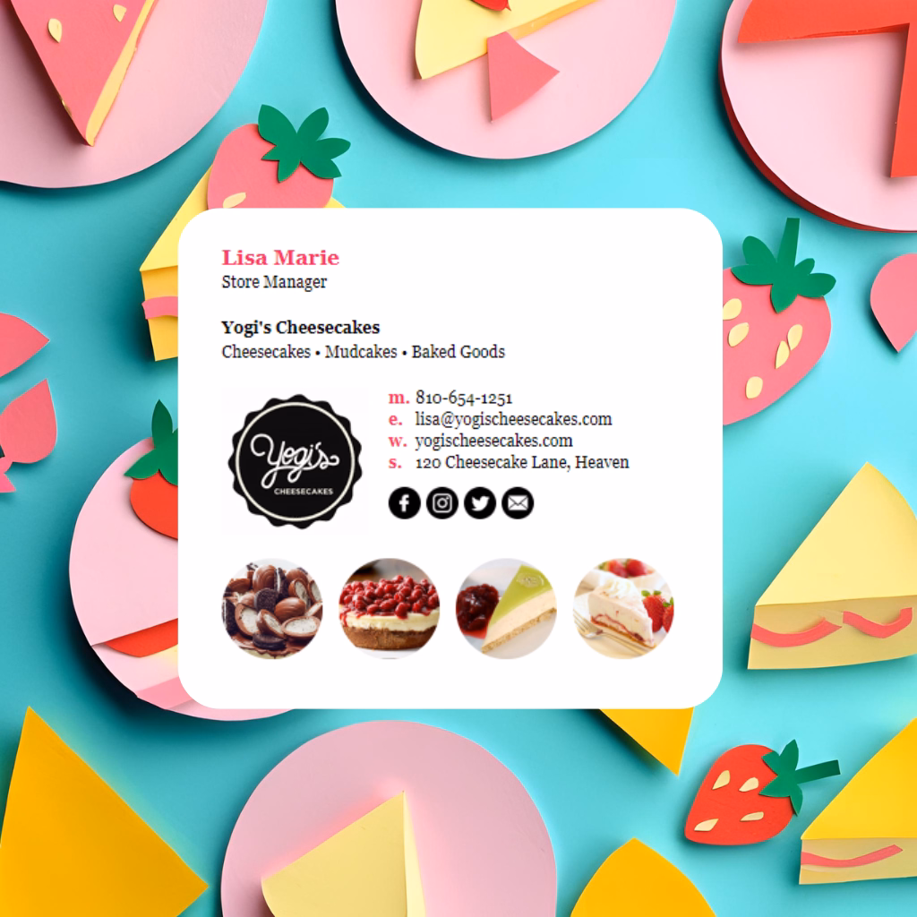 Email Signature Template Preview