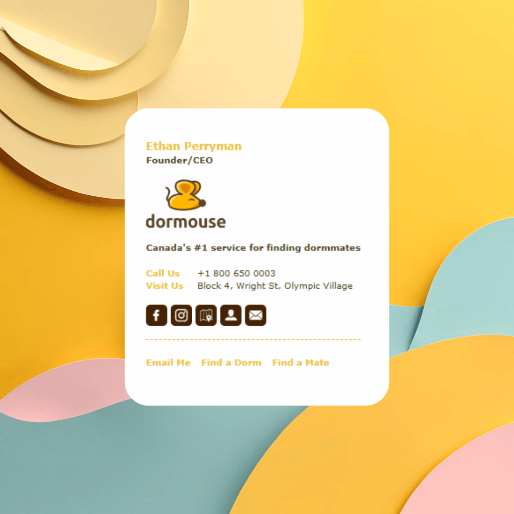Email Signature Template Preview