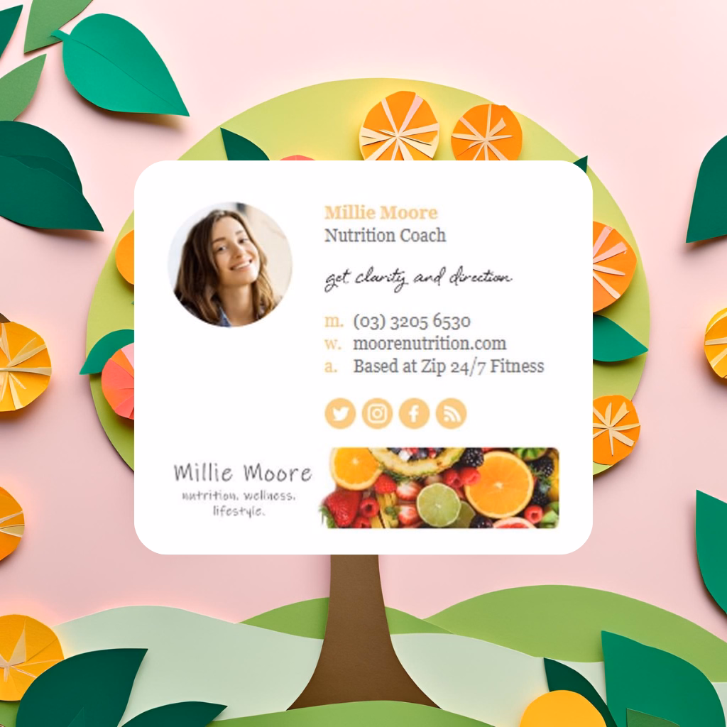 Email Signature Template Preview