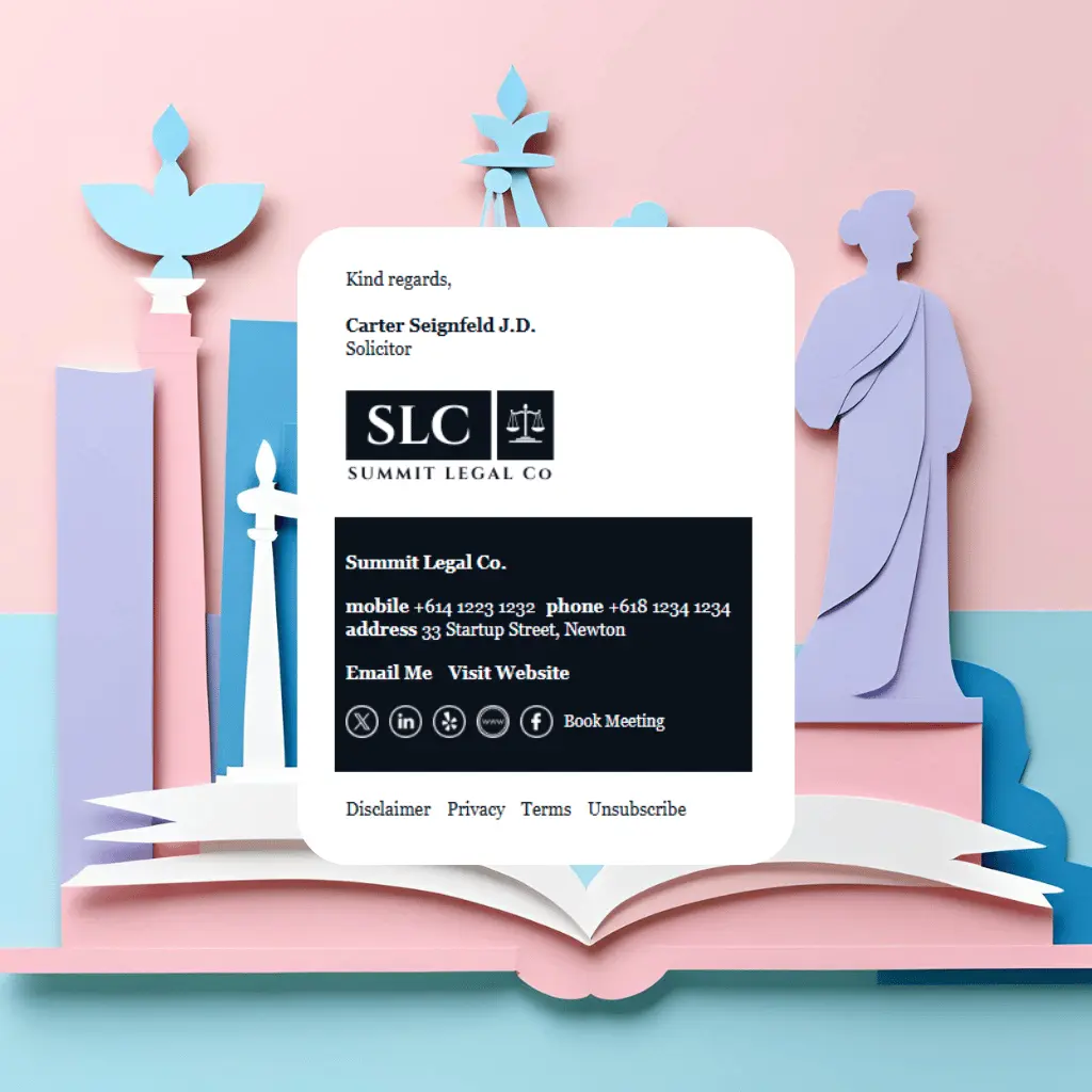 Email Signature Template Preview