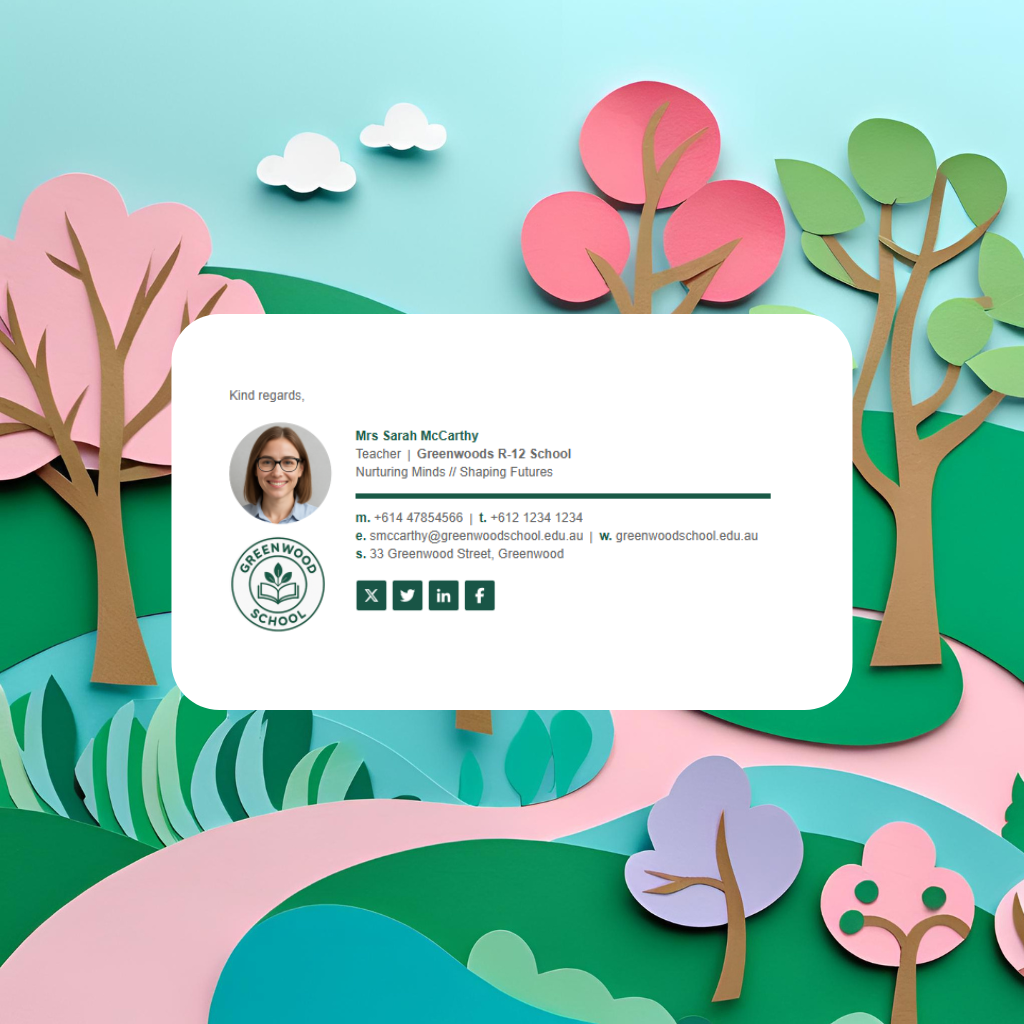 Email Signature Template Preview