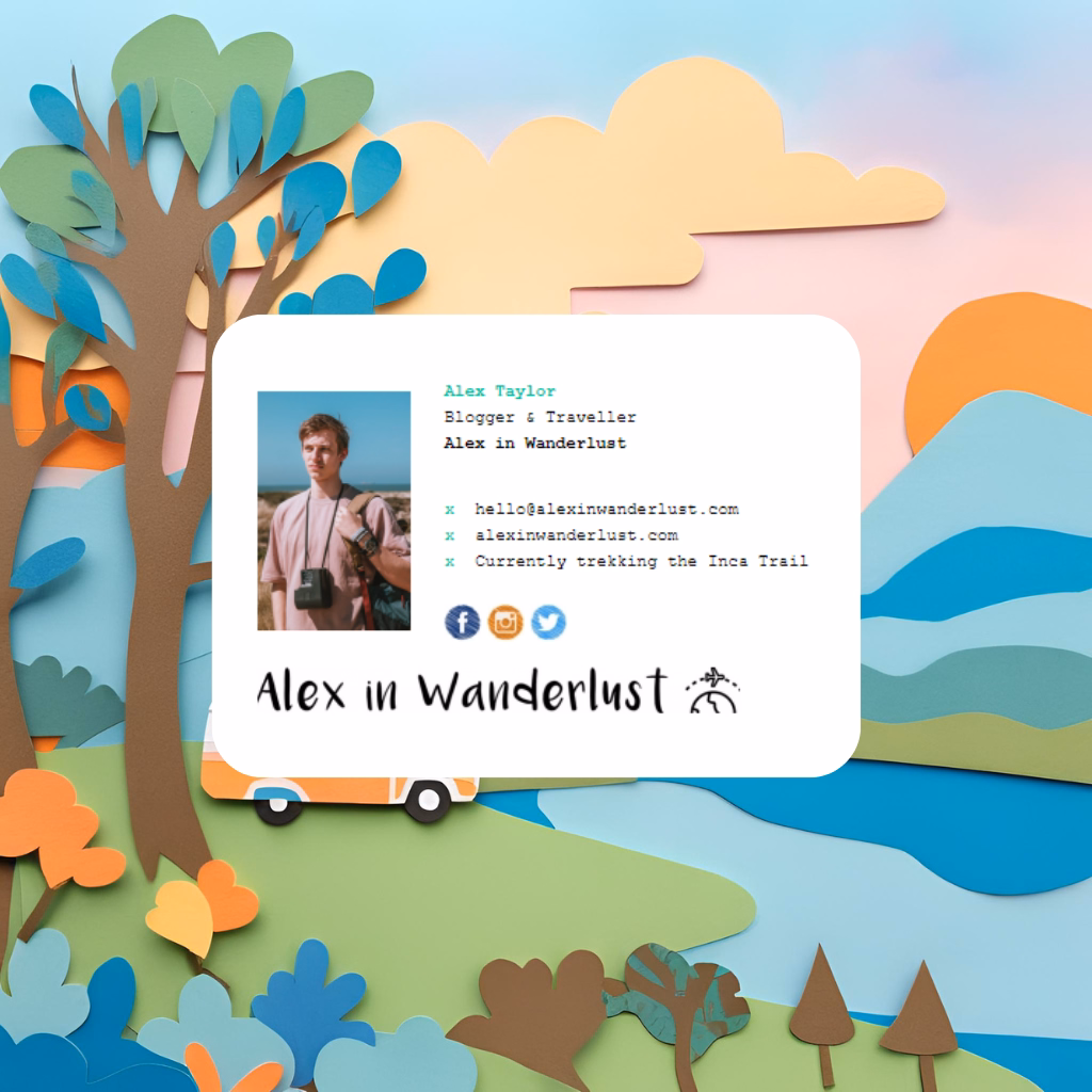 Email Signature Template Preview