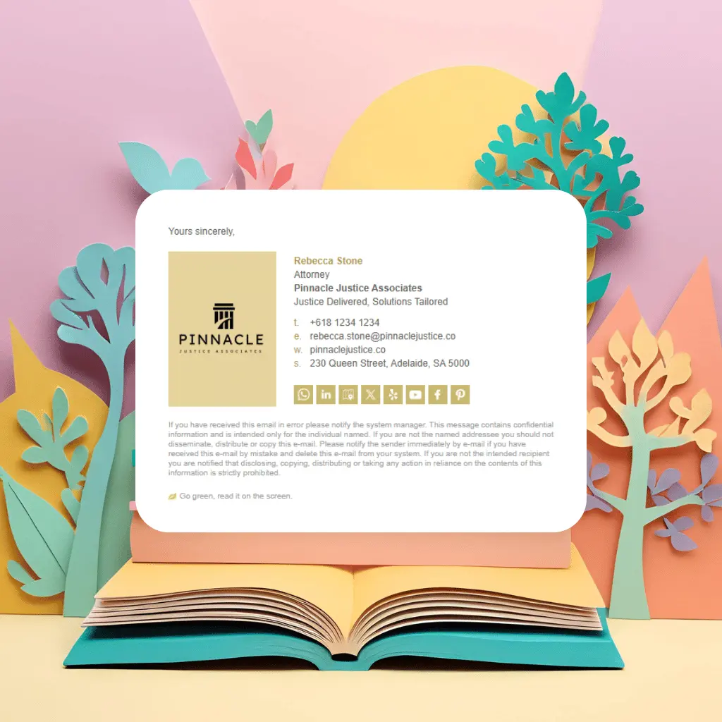 Email Signature Template Preview