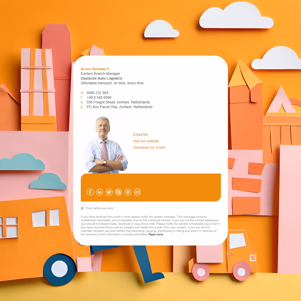 Email Signature Template Preview