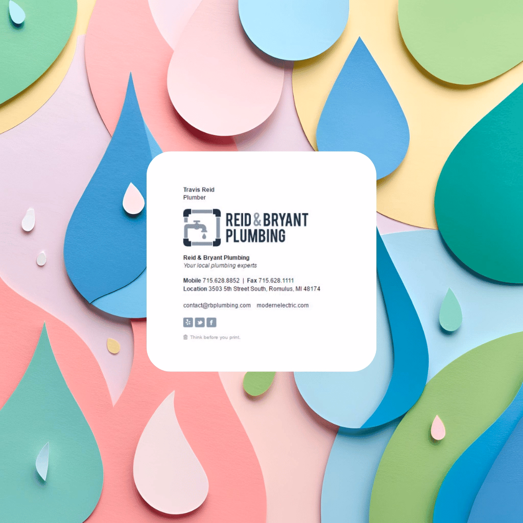 email signature design