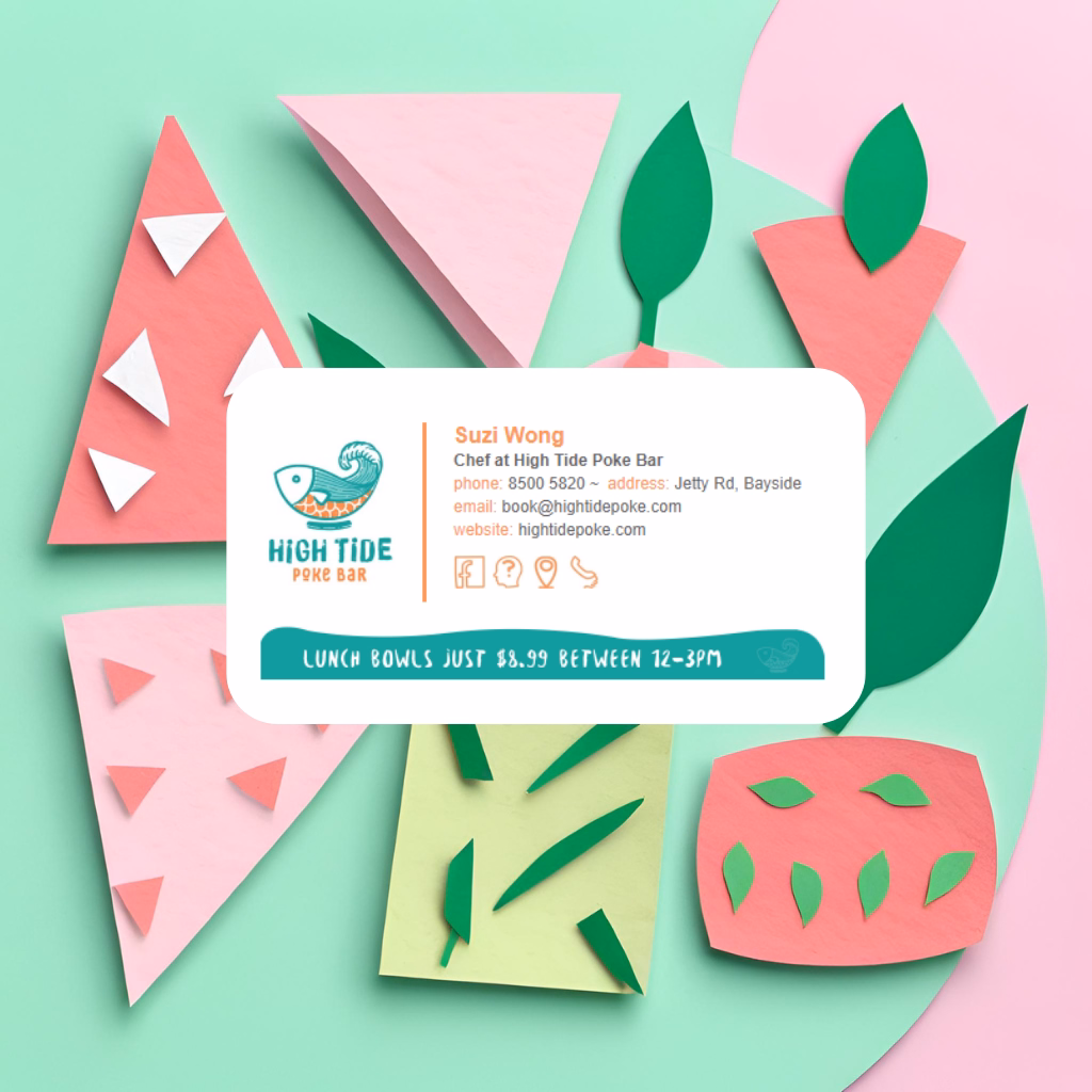 Email Signature Template Preview