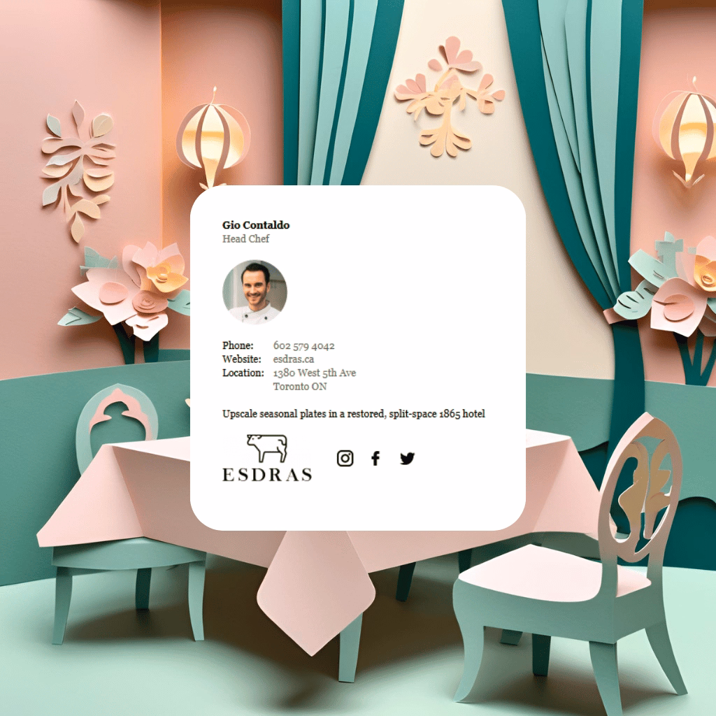 Email Signature Template Preview