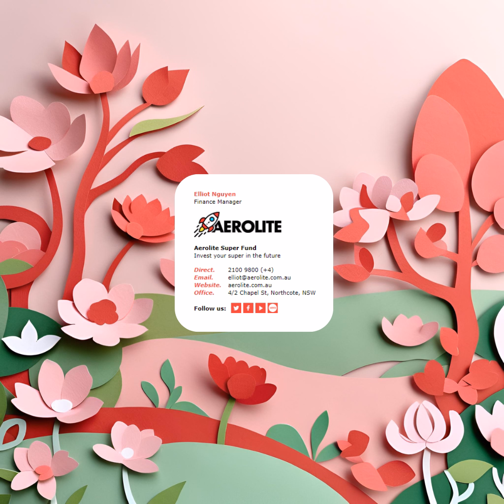 Email Signature Template Preview